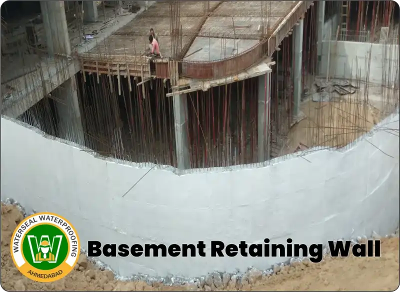 Basement Retaining Wall Waterproofing